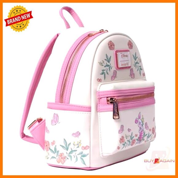 Mini Backpack with Adjustable Straps, Front Zipper Pocket, Faux Leather